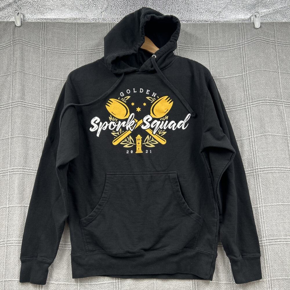 Spokane Golden SPORK SQUAD Hoodie Small Independent Trading Co Black 2021 Funny